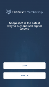 мобильное приложение shapeshift