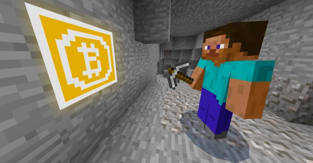 Minecraft объявил охоту за биткоинами