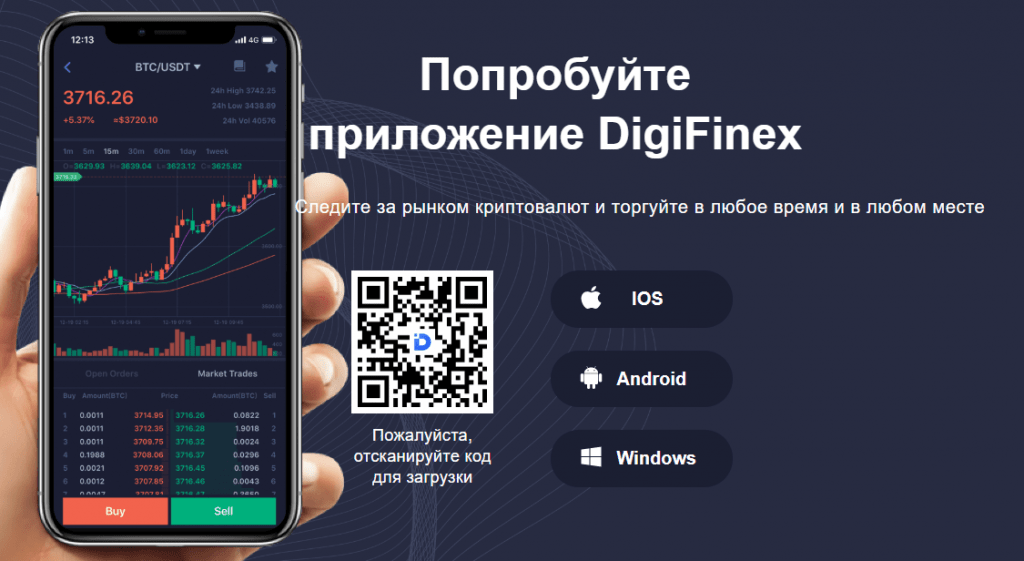 DigiFinex - Обзор криптовалютной биржи